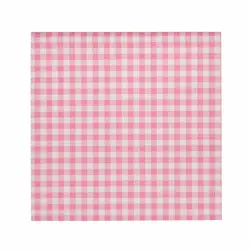 دستمال سفره 20 عددی کاراجاهوم Plaid صورتی