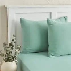 روبالشی ۲ عددی کاراجاهوم Motto سبز 70×50 سانتی