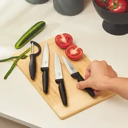 سرویس چاقو 4 پارچه دکتر اینوکس مشکی