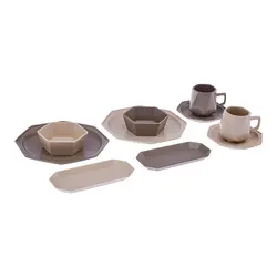 سرویس صبحانه خوری 26 پارچه 6 نفره کاراجا Streamline Fizbo