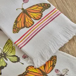 حوله آشپزخانه ۲ عددی کاراجاهوم Butterfly