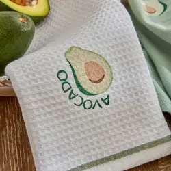 حوله آشپزخانه ۲ عددی کاراجاهوم Avocado سبز