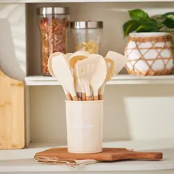 سرویس 12 پارچه کفگیر و ملاقه کاراجا Darcy New بژ