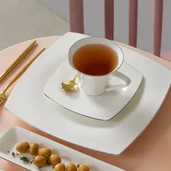 سرویس صبحانه خوری 26 پارچه 6 نفره کاراجا Ragusa Fine Pearl پلاتین