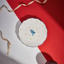 بشقاب شیرینی خوری ۲ عددی امسان Infancy Bird قطر 20.5 سانتی