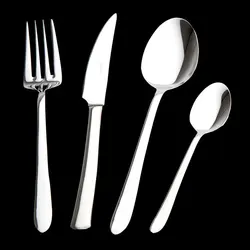 سرویس قاشق و چنگال دسرخوری 24 پارچه ۶ نفره ژومبو 8002