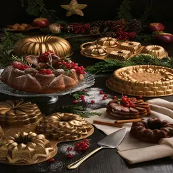 قالب کیک ۴ عددی امسان Griss One Four طلایی