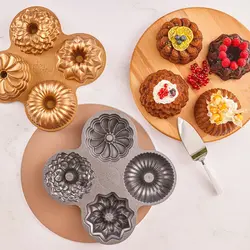 قالب کیک ۴ عددی امسان Griss One Four طلایی