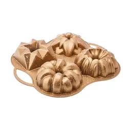 قالب کیک ۴ عددی کاراجا Cake Pro طلایی