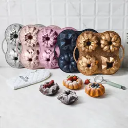 قالب کیک ۴ عددی کاراجا Cake Pro طلایی