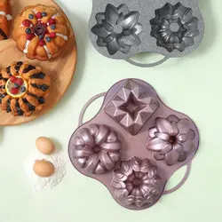 قالب کیک ۴ عددی کاراجا Cake Pro خاکستری