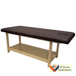 تخت فیشیال و ماساژ پایه ثابت چوبی ریلکس Relax Facial szf l10