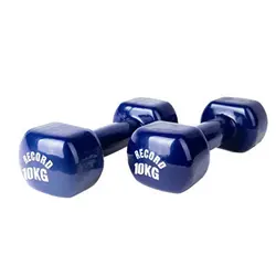 دمبل ایروبیک رکورد وزن 10 کیلوگرم بسته 2 عددی