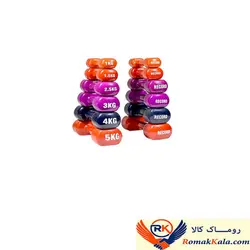دمبل ایروبیک رکورد وزن 4 کیلوگرم بسته 2 عددی