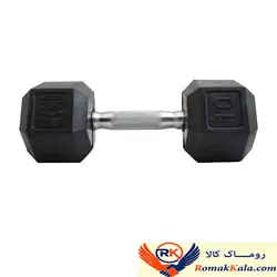دمبل شش ضلعی وزن 10 کیلوگرم بسته 2 عددی