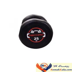 دمبل گرد رکورد وزن 25 کیلوگرم