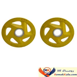 صفحه هالتر کد 705 وزن 5 کیلوگرم بسته 2 عددی