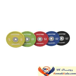 صفحه هالتر LIVEPRO مدل LP8021 وزن 15 کیلوگرم بسته 2 عددی