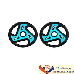 صفحه هالتر رنگی باشگاهی وزن 10 کیلوگرم بسته دو عددی