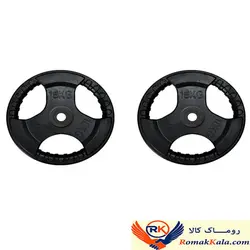 صفحه هالتر فرمانی خانگی وزن 15 کیلوگرم بسته دو عددی