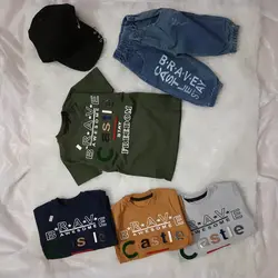 تیشرت شلوارک پسرانه نخی تابستانه ۱ ساله تا۷ ساله