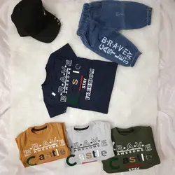 تیشرت شلوارک پسرانه نخی تابستانه ۱ ساله تا۷ ساله