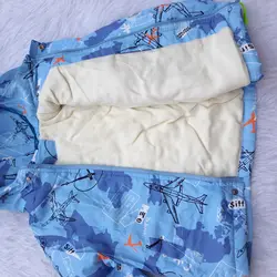 سویشرت کاپشنی پسرانه آبرنگی داخل پولار