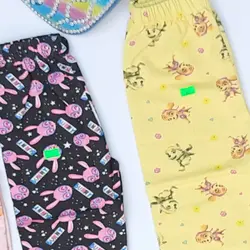 شلوار راحتی دخترانه یک ساله تا بزرگسال نخی ضخیم