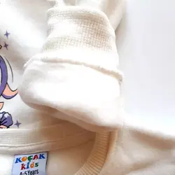 بلوز شلوار زمستانه اسب تک شاخ دخترانه زمستانه یونیکورن لاینردار وگرم بالا مناسب 2 تا 10 ساله (حدودا)