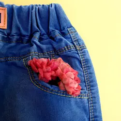 شلوارک دخترانه لی تکی گلدوزی شده مدل چتر