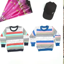 بلوز پسرانه آستین بلند چهار فصل طرح دار و چاپی