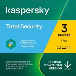 سه دیوایس Kaspersky Total Security