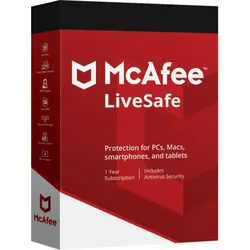 McAfee LiveSafe نامحدود دستگاه