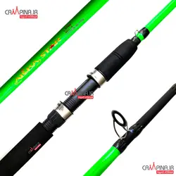 چوب دوتکه فایبر آلبااستار مدل hulk طول 2.10 متر