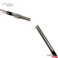 چوب دو تکه ژله ای سیم بکسل دار کروکدیل میشل سایز 1.80 متر - اتصال پیچی