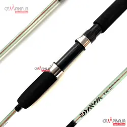 چوب سه تکه ژله ای سیم بکسل دار DAIWA سایز 2.40 متر - اتصال پیچی