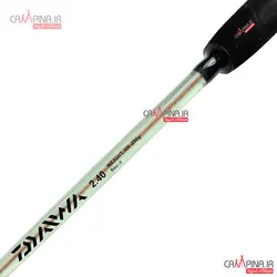چوب سه تکه ژله ای سیم بکسل دار DAIWA سایز 2.40 متر - اتصال پیچی