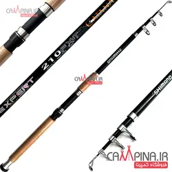 چوب ماهیگیری تلسکوپی shimano طول 2.10 متر