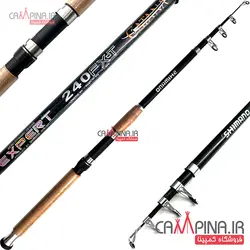 چوب ماهیگیری تلسکوپی shimano طول 2.40 متر