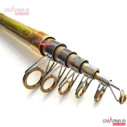 چوب تلسکوپی Bergama مدل gold طول 3.60 متر