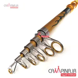 چوب ماهیگیری تلسکوپی okuma360 طلایی