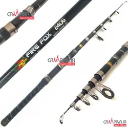 چوب ماهیگیری تلسکوپی کربن FireFox طول 2.40 متر