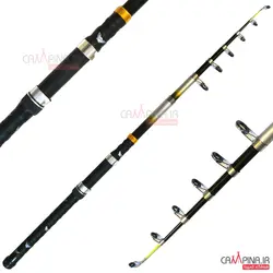 چوب ماهیگیری تلسکوپی فایبرگلاس برند TF طول 3.60 متر