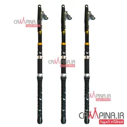 چوب ماهیگیری تلسکوپی فایبرگلاس برند TF طول 3.60 متر