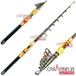 چوب ماهیگیری تلسکوپی فول کربن جینبا طول 3.00 متر