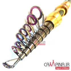 چوب ماهیگیری تلسکوپی فول کربن جینبا طول 3.00 متر