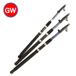 چوب ماهیگیری تلسکوپی فایبرگلاس برند GW طول 3.60 متر