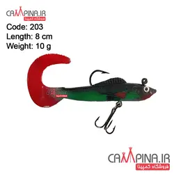 ماهی ژله ای دم کج سبز برند five stars کد 203