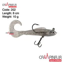 ماهی ژله ای دم کج شفاف برند five stars کد 202