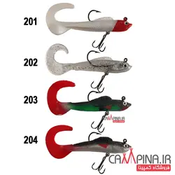 ماهی ژله ای دم کج شفاف برند five stars کد 202